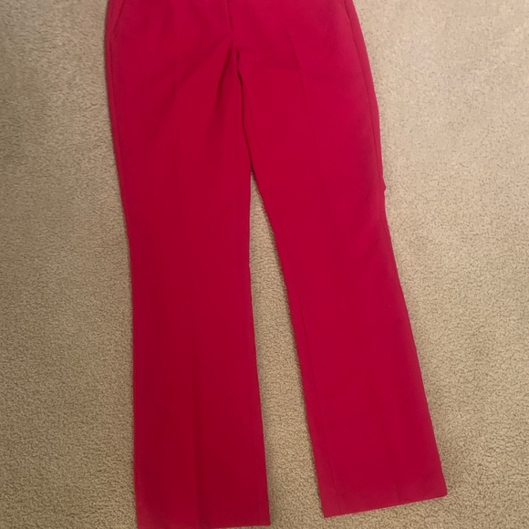 Zara Vibrant Pink Flare Pants - Picture 3 of 6